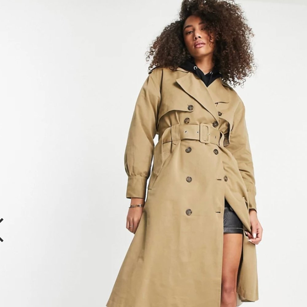 YAS Belted Trench Coat